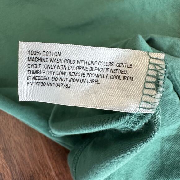 Universal Thread Ruched Side Knee Length T-shirt Dress WMNS XS Green Crew SS - Picture 9 of 12